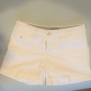 Banana Republic mid rise White Shorts